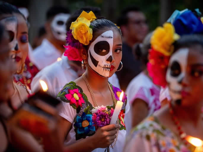 Día De Los Muertos Cultura Mexiko