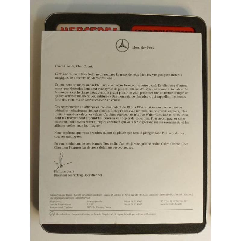 Mercedes present till ett fan