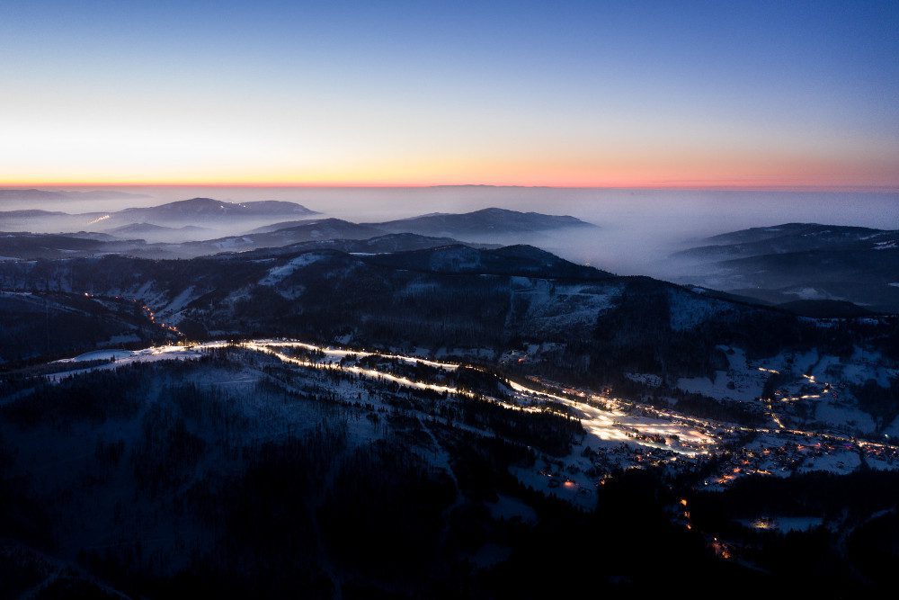 Berömda skidorter i Polen Szczyrk Mountain Resort