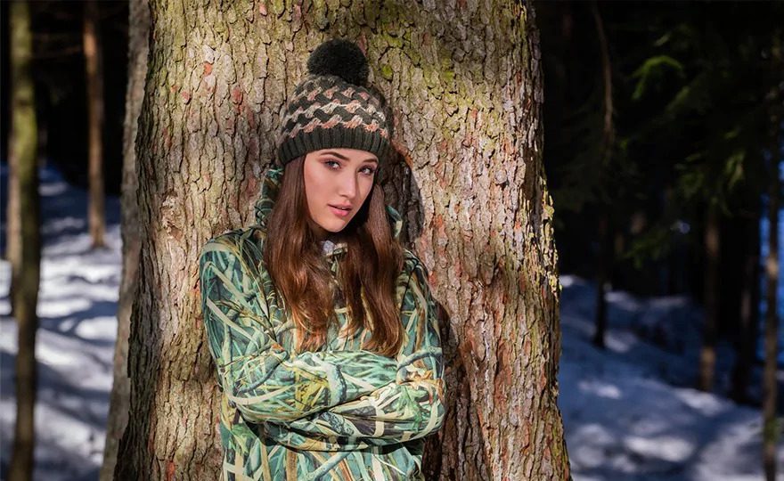 Eleganta dam vintermössor