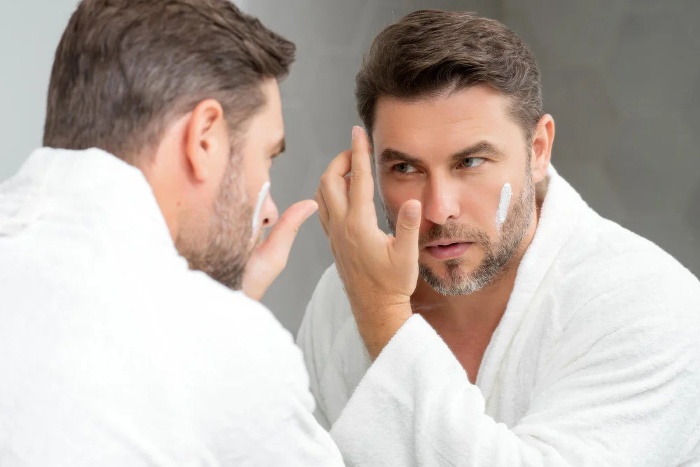 Hudvård för män