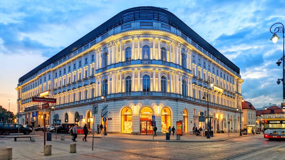 Lyxhotell i Warszawa Hotel Europejski