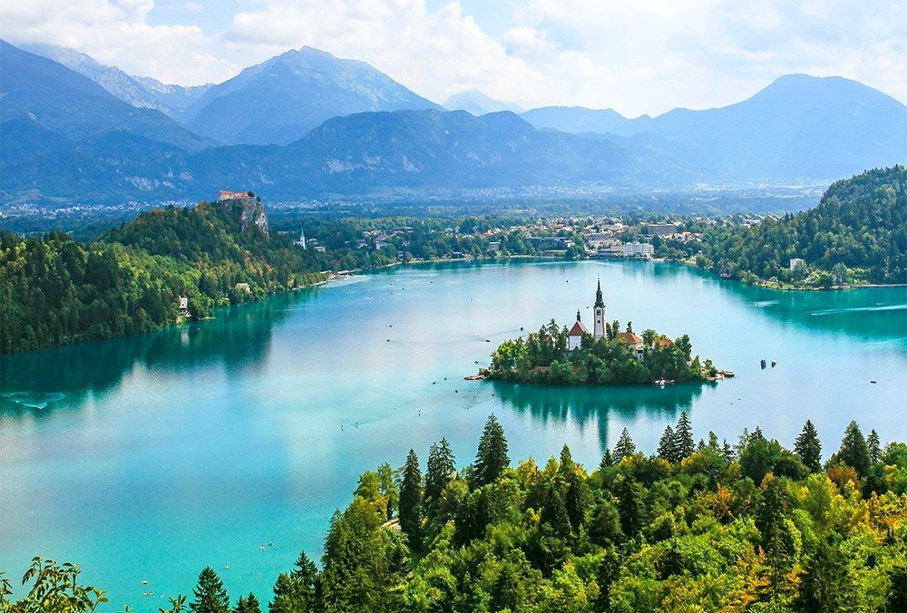 Bledsjön Slovenien